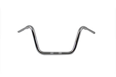MCM #31-0200AS - 12 inch Rhino Ape Hanger Handlebar with Indents Chrome